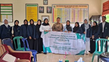 Pelepasan Mahasiswa PPLK II IAIN SAS Babel di MTS Nurul Ihsan Baturusa