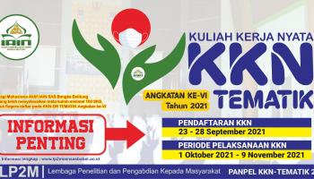 Pendaftaran KKN-DR tematik Sudah di buka, Berikut Persyaratannya