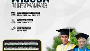 Pendaftaran Wisuda Di Perpanjang Hingga 23 Mei 2025