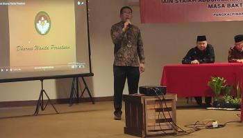 Pengukuhan Ketua dan Pengurus Dharma Wanita Persatuan IAIN SAS Bangka Belitung  Periode 2022-2026