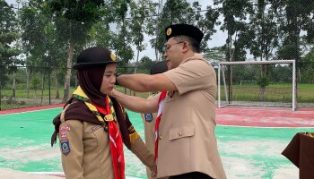 Pengurus Racana Pramuka IAIN SAS Bangka Belitung Tahun 2025 Resmi Dilantik