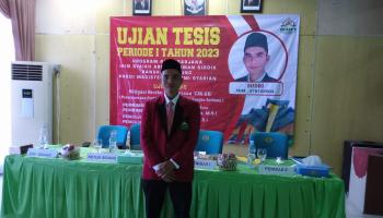 Perdana! Mahasiswa Prodi Magister Ekonomi Syariah Laksanakan Ujian Tesis