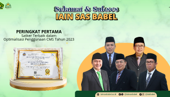 Peringkat Pertama Satker Terbaik Optimalisasi Penggunaan CMS 2023