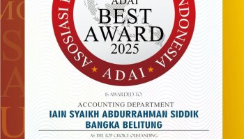 Prodi Akuntansi Syariah IAIN Syaikh Abdurrahman Siddik Babel Raih Penghargaan “The Best International Student Mobility” dari ADAI