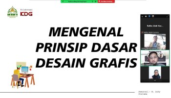 Puluhan Mahasiswa Prodi JI dan KPI IAIN SAS Babel dibekali Pelatihan Desain Grafis