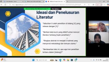 Pusat Penelitian dan Publikasi Ilmiah IAIN SAS Babel Gandeng Prodi Teknik Informatika UIN Syarif Hidayatullah Jakarta gelar Webinar Prompt AI