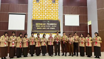 Racana Pramuka IAIN SAS Masa Bakti 2026, Resmi dilantik
