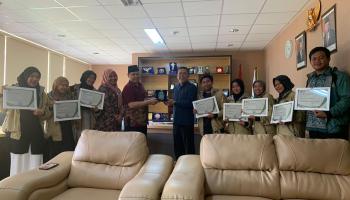 Rektor IAIN SAS Babel Sambut Kepulangan Mahasiswa KKN Melayu Serumpun ke-IV yang dilaksanakan di IAIN Metro.