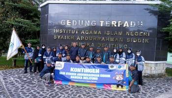 Rektor IAIN SAS Bangka Belitung Resmi Lepas Kontingen PESONA I PTKN