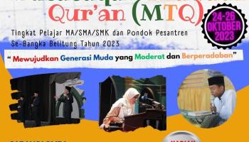 Mahad Al- Jamiah  IAIN SAS Babel Buka Pendaftaran MTQ Tingkat Provinsi