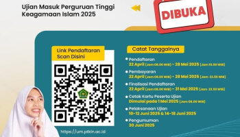 Segera Daftar! Enam Hari Lagi Pendaftaran UM-PTKIN 2025 Akan Ditutup