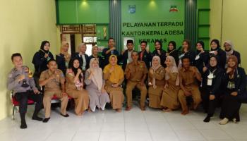 Serah Terima Mahasiswa KKN IAIN SAS Bangka Belitung di Desa Kerakas Bawah