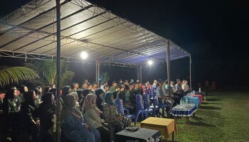 Serah Terima Mahasiswa KKN IAIN SAS Bangka Belitung di Desa Mentawak di Sambut Hangat
