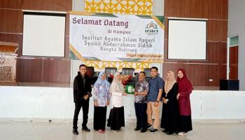 Studi Tour Kampus, Puluhan Siswa Pelajar SMAN 1 Payung Kunjungi Kampus IAIN SAS Babel