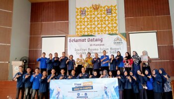 Studi Literasi, Ratusan Siswa Pelajar SMAN 1 Simpang Rimba Kunjungi Kampus IAIN SAS Babel