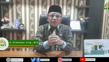 Testimoni Kepala Kankemenag Kota Pangkalpinang Terhadap Penerimaan Mahasiswa Baru Tahun 2022