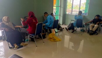 UKK KSR – PMI dan Klinik Kesehatan IAIN SAS Bangka Belitung Adakan Donor Darah