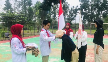 UKK KSR PMI Unit IAIN SAS Babel Gelar Diklatsar Lapangan Angkatan XVI 2025