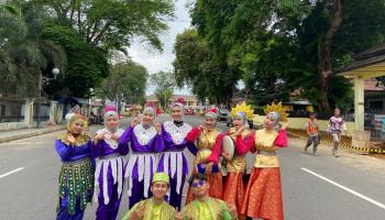 UKM Seni Budaya IAIN SAS Babel Ikut Meriahkan Babel Ethnic Carnival