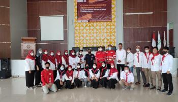 Pelatihan Gabungan Manajemen Tanggap Darurat Bencana UKK KSR PMI Unit IAIN SAS Babel Resmi di Tutup