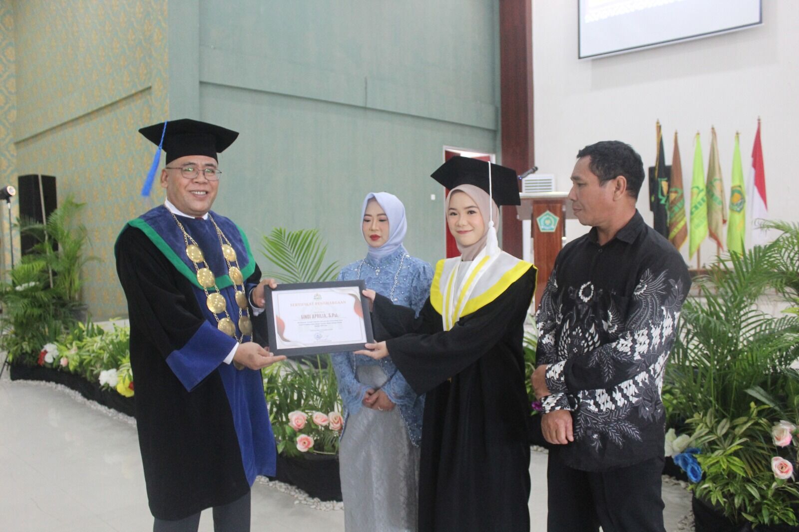 Sosok Sindi Aprillia,S.Psi,  Wisudawan Terbaik IAIN SAS Bangka Belitung, IPK 3,97