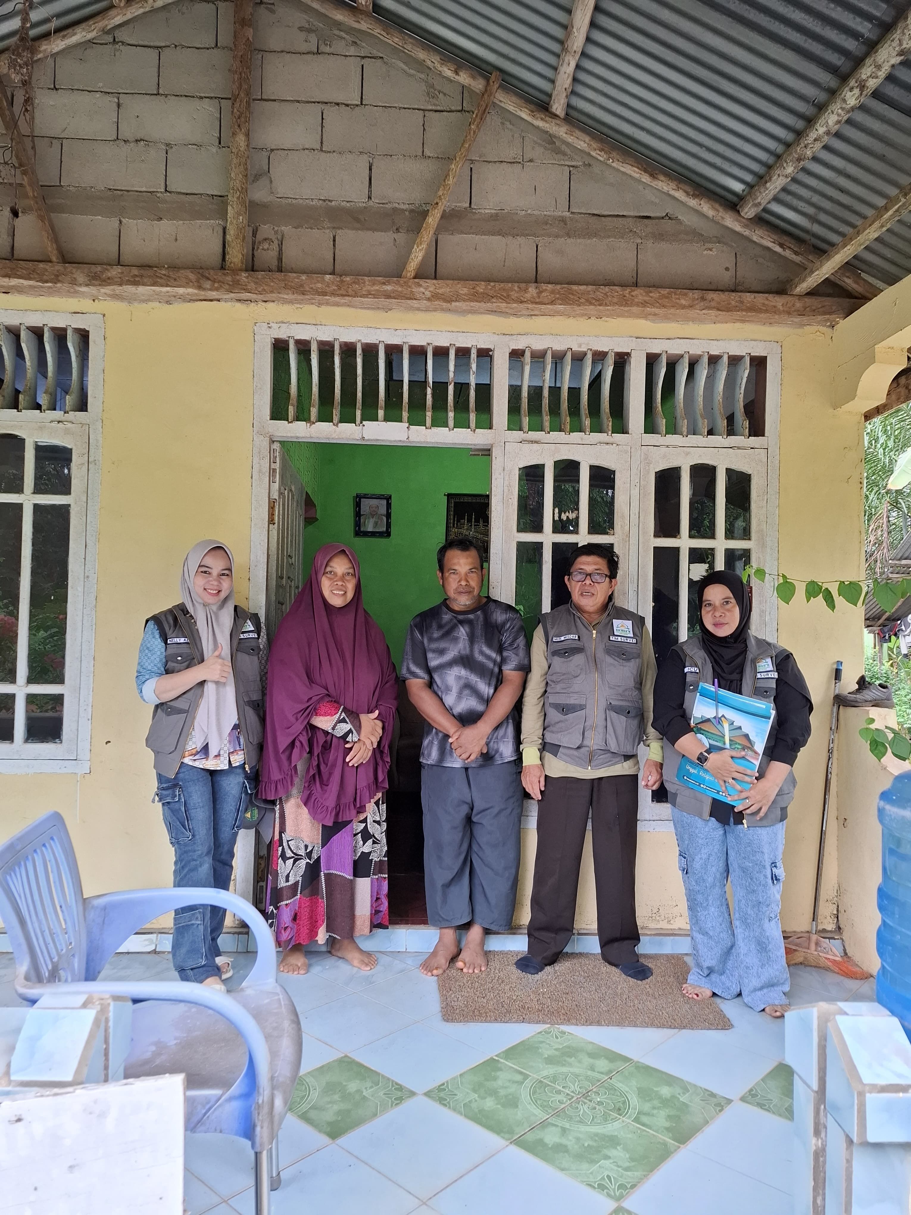Survei Ke Rumah Calon Penerima KIP Kuliah, Warek III IAIN SAS Babel Harap Tepat Sasaran