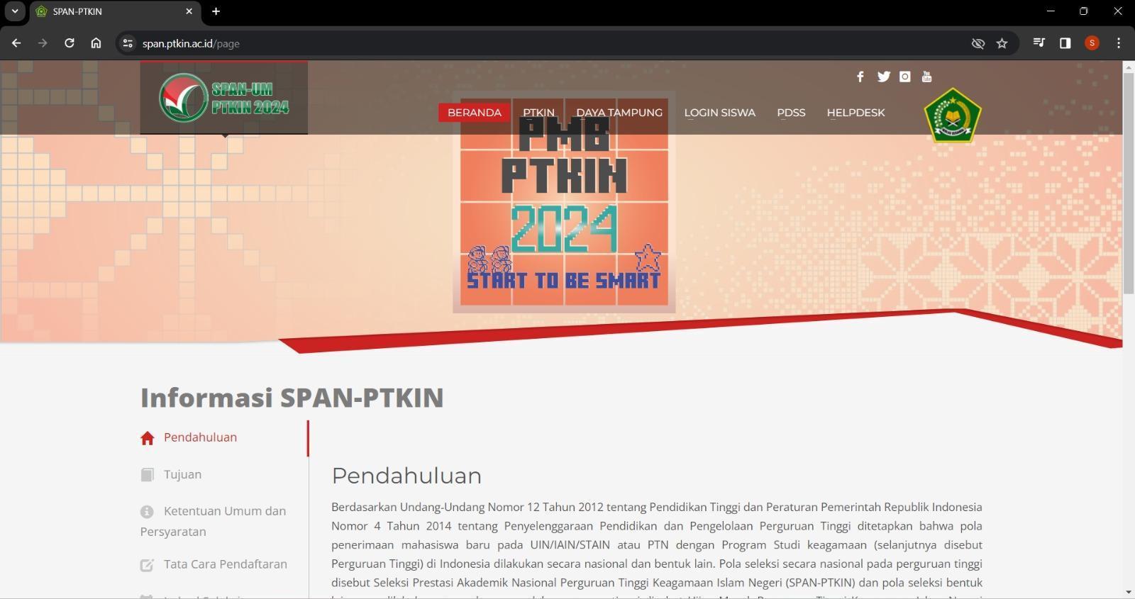 Telah dibuka Pendaftaran IAIN SAS Bangka Belitung Jalur SPAN PTKIN Gratis dan Tanpa Ujian