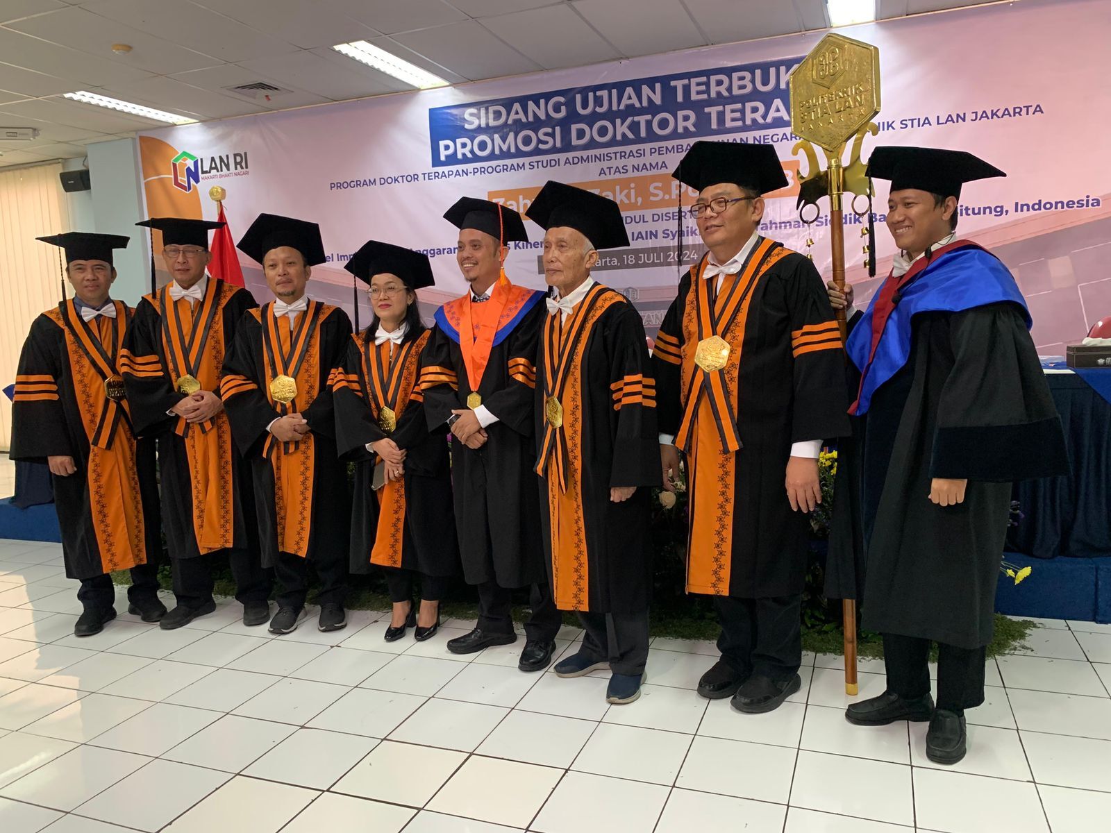Tenaga Kependidikan IAIN SAS Bangka Belitung Raih Doktor Terapan Administrasi Pembangunan Negara di Politeknik STIA LAN Jakarta