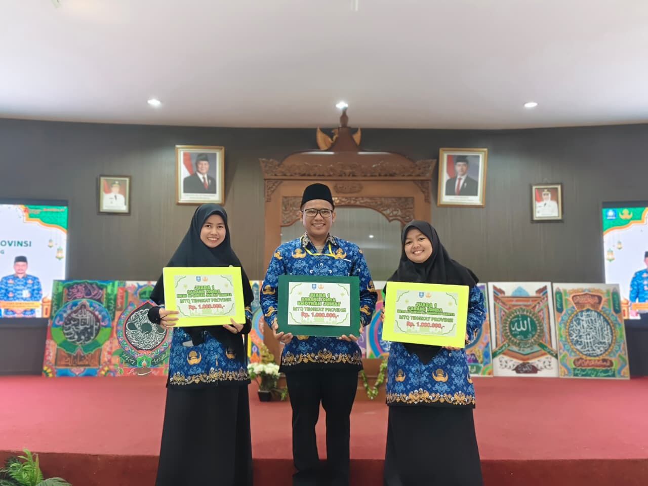 Tiga Dosen IAIN SAS Sabet Emas di ajang MTQ KORPRI Tingkat Provinsi Bangka Belitung