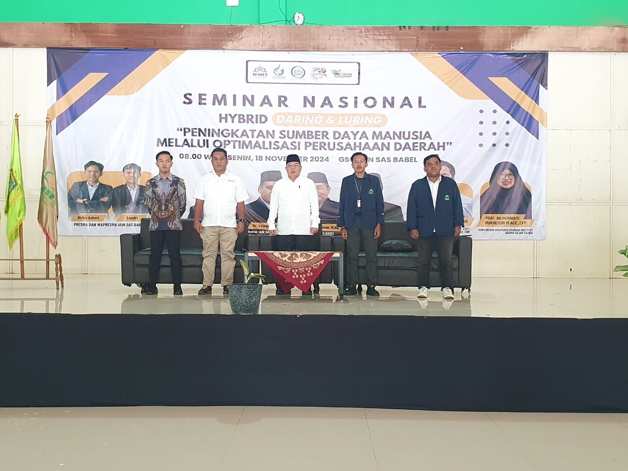 Tingkatkan Kualitas Sumber Daya Manusia, Dema IAIN SAS Babel Adakan Seminar Nasional