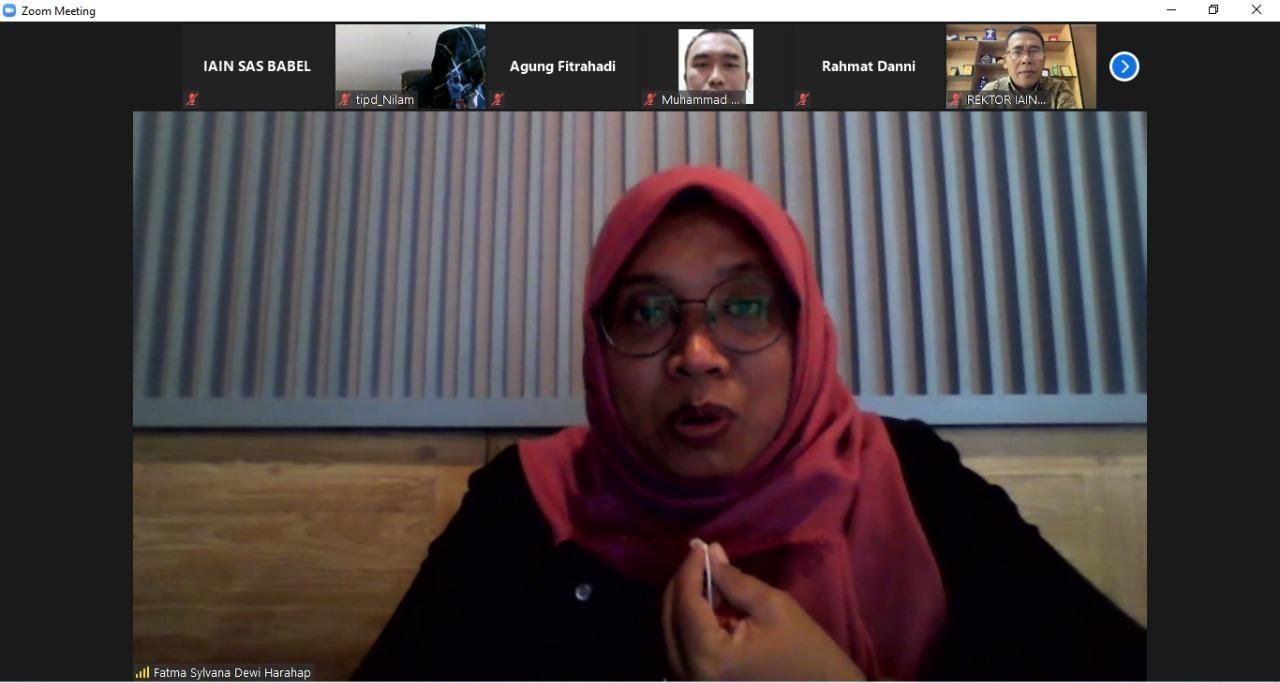 Jadi Role Model Bidang IT, TIPD IAIN SAS Bangka Belitung  Gelar Sosialisasi E-Campus