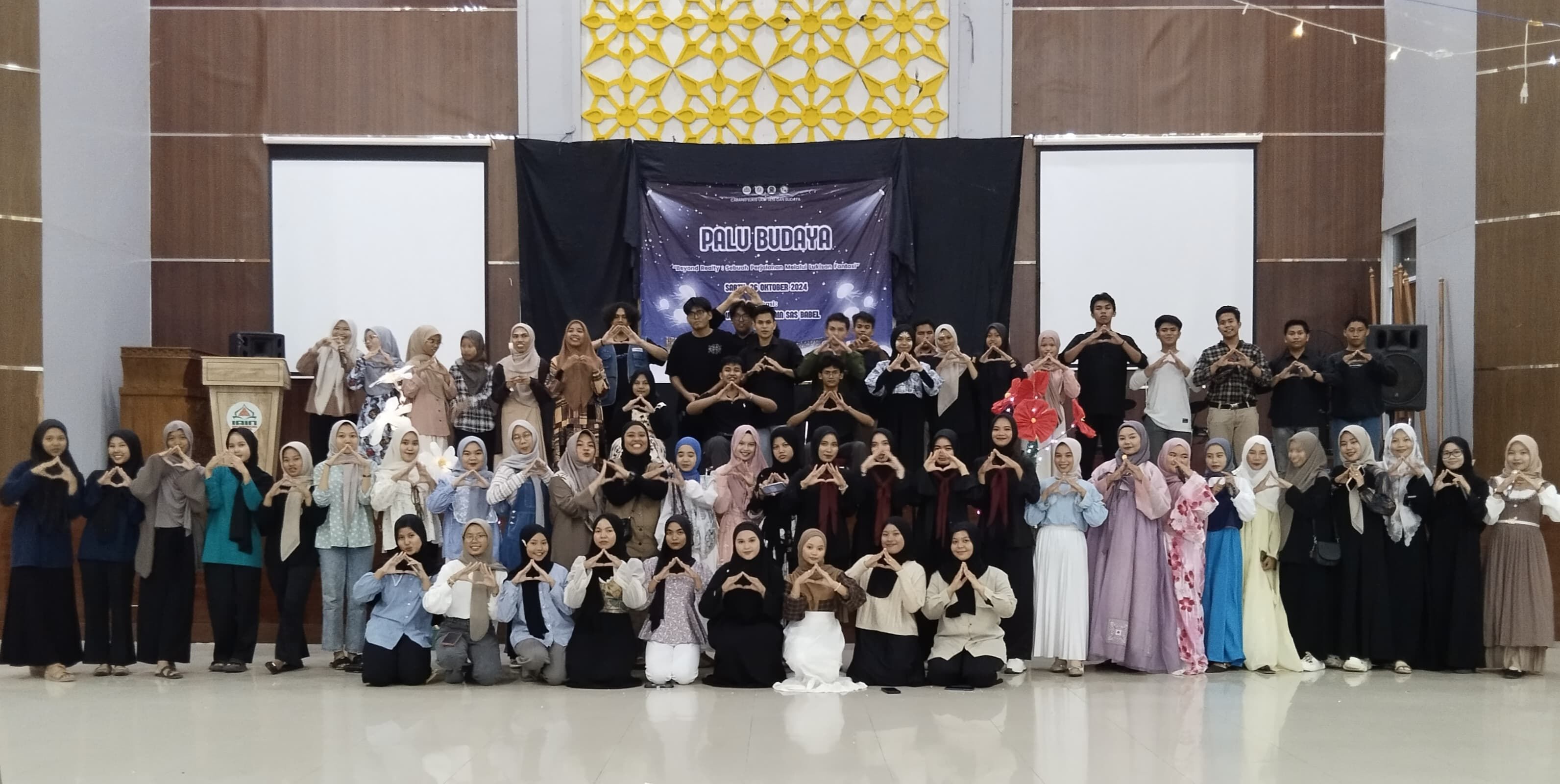 Ukm Seni dan Budaya IAIN SAS Babel Menggelar Gebrakan Baru Cabang Lukis dengan Kegiatan PALU Budaya