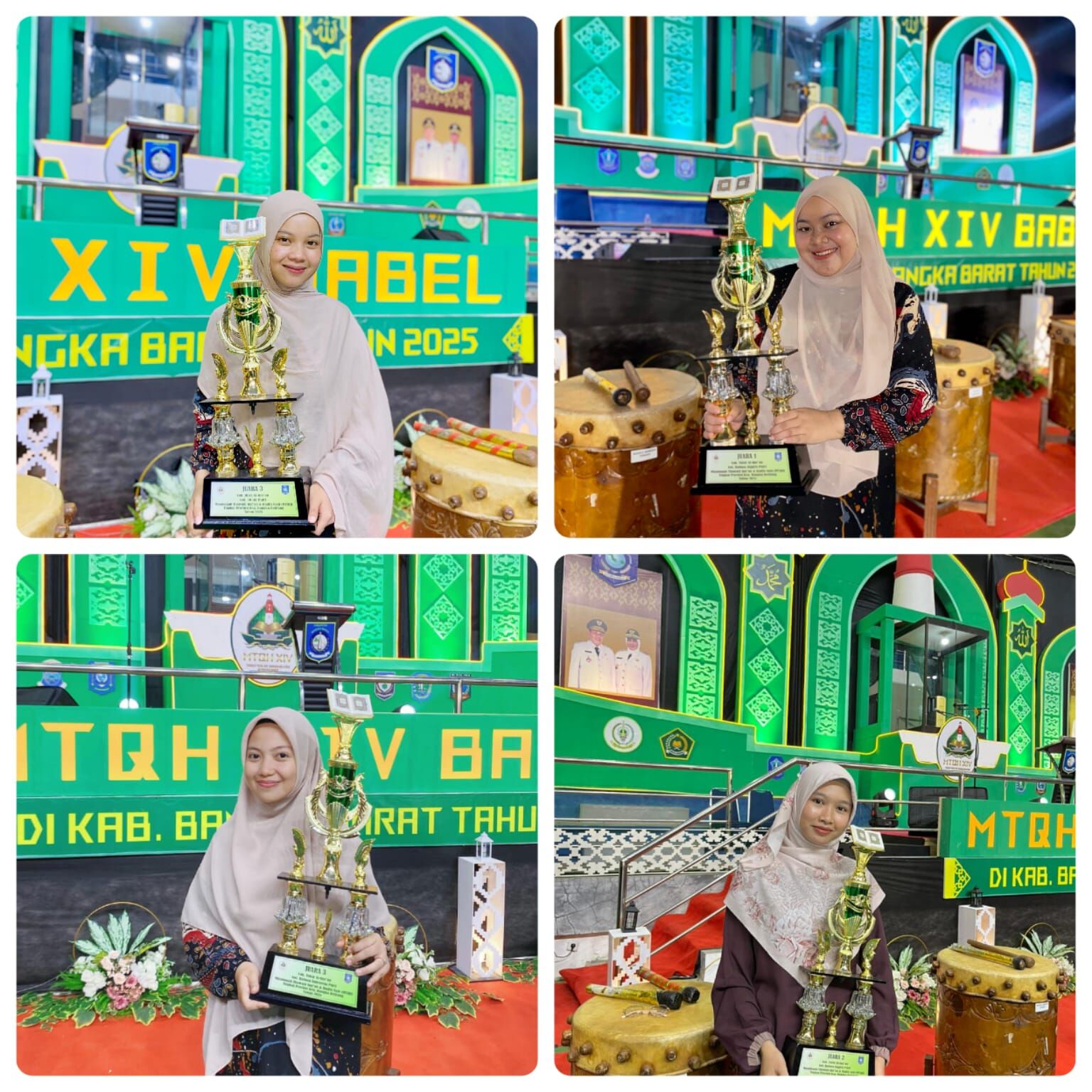 Wakili Kabupaten dan Kota, Mahasiswa IAIN SAS Babel Raih Juara Musabaqah Tilawatil Qur’an dan Hadits Ke-14 Tingkat Provinsi Bangka Belitung